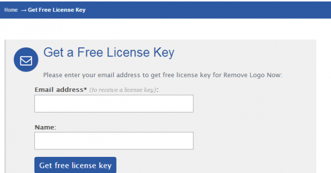 Remove logo now 3.2 license key